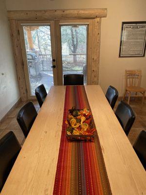 Lodge dining table