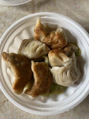 Fried dumplings take out