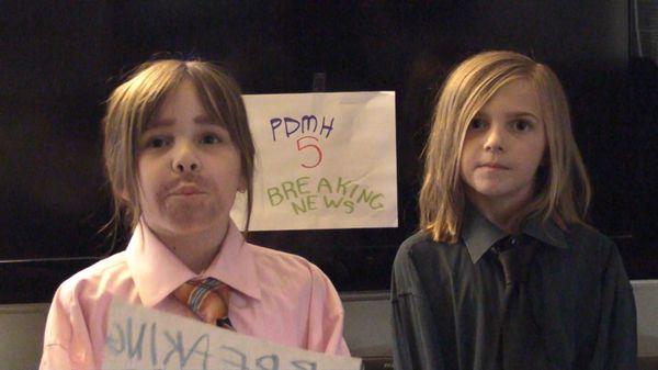 The Kids LOVE acting in their own movies.  They even did their own makeup!