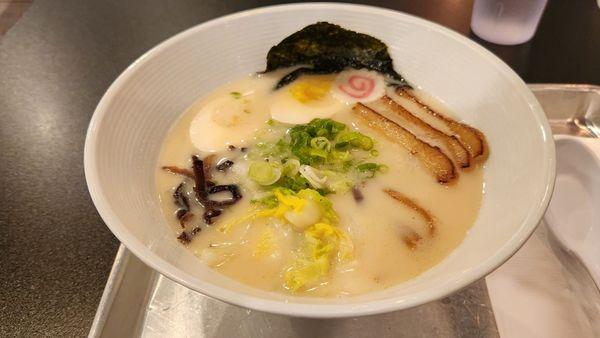 Tonkatsu ramen (egg is an add-on)