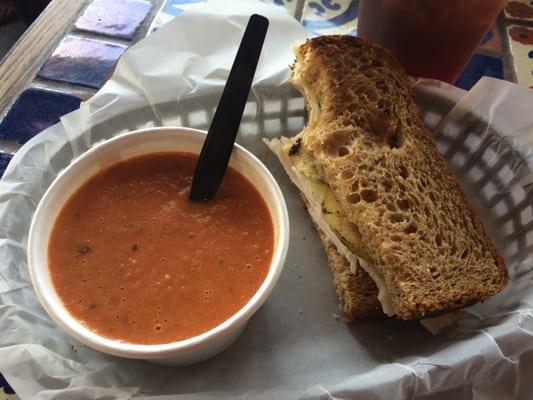 Sandwich and soup combo!!