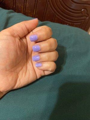 Powder Dip on Natural nails