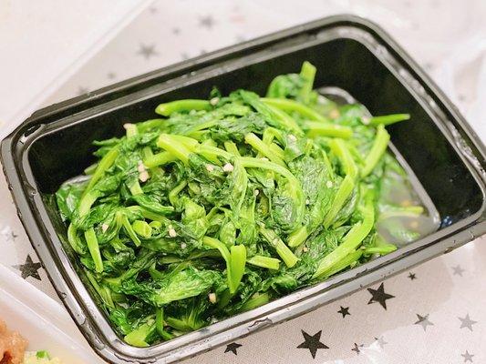 Snow Pea Leafs with Garlic