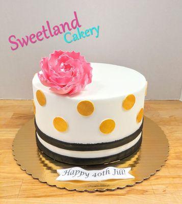 Kate spade themed cake