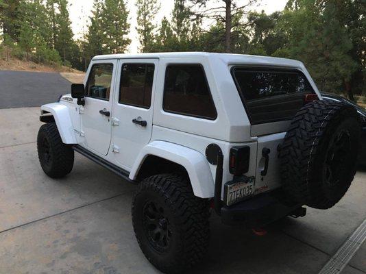 JK4 GT white 2 Sunroofs