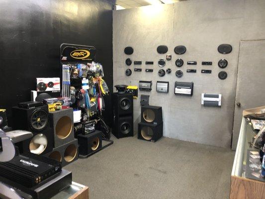 stereo room and equipment