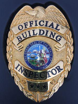 Certified building inspector, California