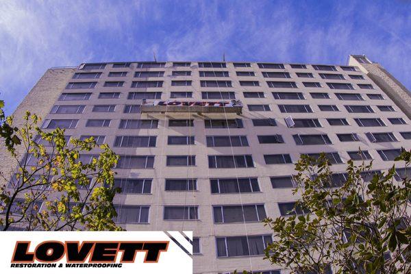 LOVETT Restoration & Waterproofing, scaffolding