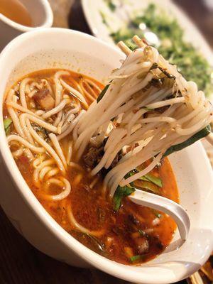 Spicy noodle soup