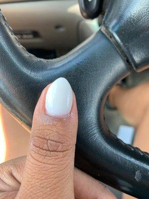 Uneven  nail