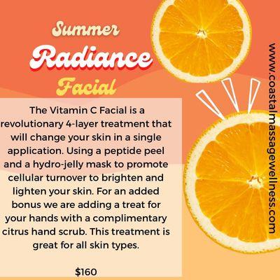 Our NEW Summer Radiance Facial!