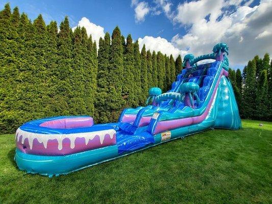 22' Jellyfish Rush! Amazing Inflatable Water Slide Rentals From Do The Happy Bounce!