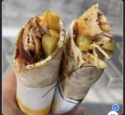 Chicken wrap