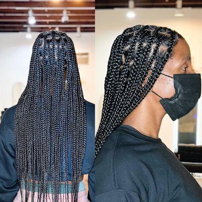 Knotless Large braids in Bloomfield, surrounding areas Montclair,
Glen Ridge,  
West Orange, 
Clifton,