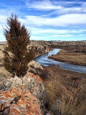 overlook of the Gallatin River