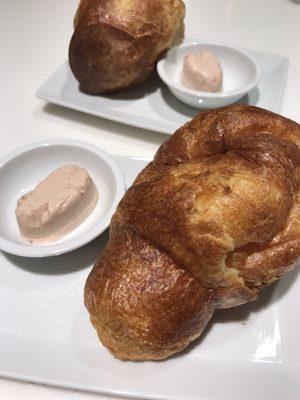 I love these popovers and strawberry butter!