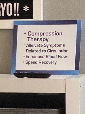 Benefits of compression