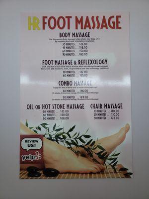 Great prices for a 5 star massage