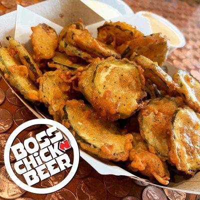 Fried pickles on Tuesdays!