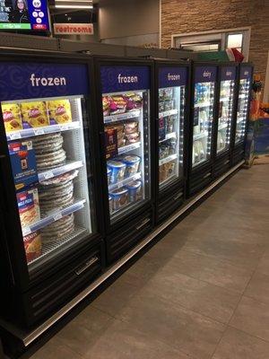 Nice freezer section