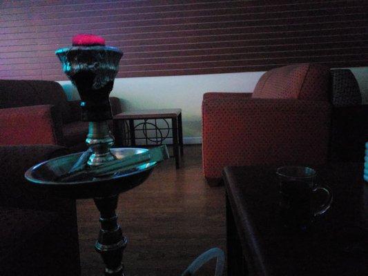 Khalil Maamoun,  the best type of hookah - only found in Arab hookah lounges.  No mixed, only pure flavors.  A+ service and staff!