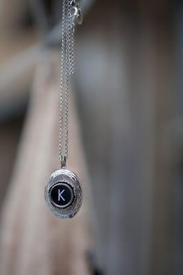 typewriter locket