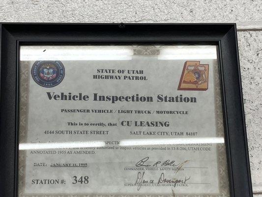 Emission testing One Stop