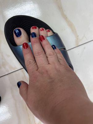 Patriotic nails!