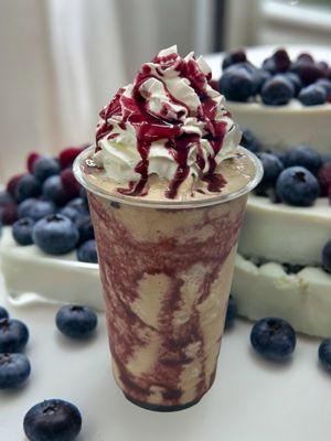 Blueberry  Cheesecake Frappe