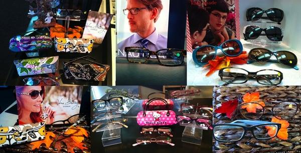 New Fall 2013 Frames! Designer names, like Kate Spade, Vera Bradley, Nautica, and more! Dr. Levine carries the best in eyewear!