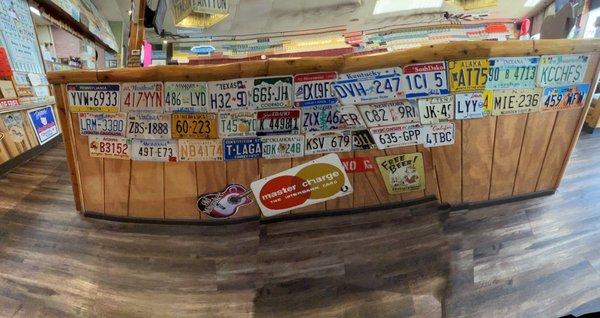 08/13/2022 - license plates from different states. There's even a Hawaii one!