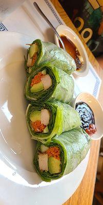 Spring rolls with chicken