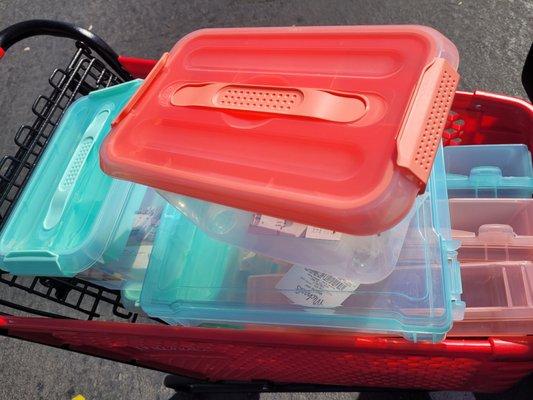 Organization Bins for Craft Supplies