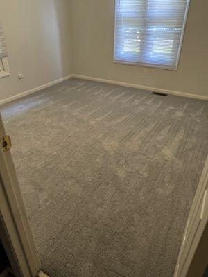 Spare bedroom carpeting