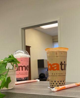 Boba Coffee is my fav.