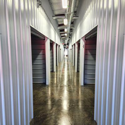 New climate control Building Hallway.