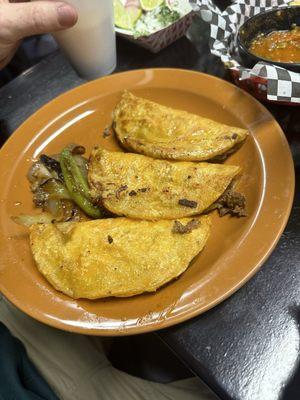 Queso birria tacos