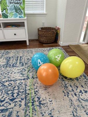 "Helium" balloons