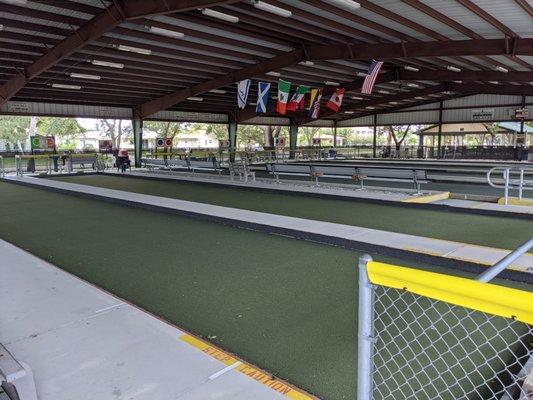 Bocce at Veterans Park. Cape Coral