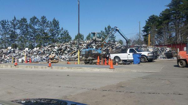 Beautiful afternoon for recycling