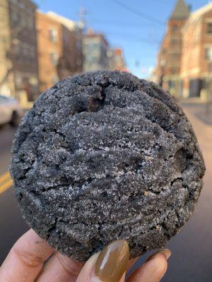 Charcoal & Lavender Cookie