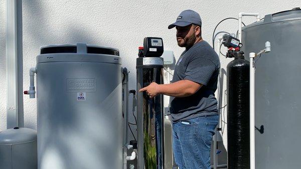 Whole House Well Water softener/purification system installed