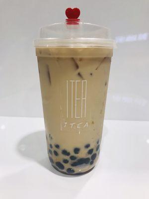 Signature milk tea with boba