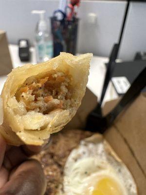 Lumpia inside