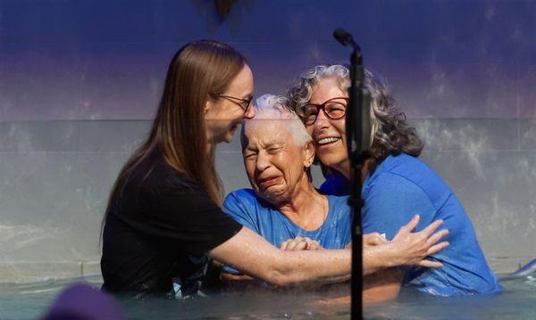 We love celebrating changed lives through baptism!