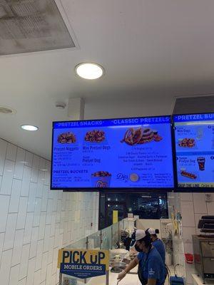 Menu board