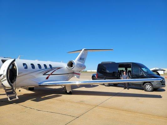 Private airport transportation