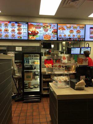 Inside Carl's Jr. Midland