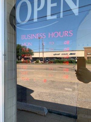 Business hours