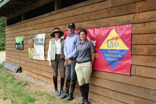 USHJA TCP Clinic Colleen ,Julie W and Geoff T